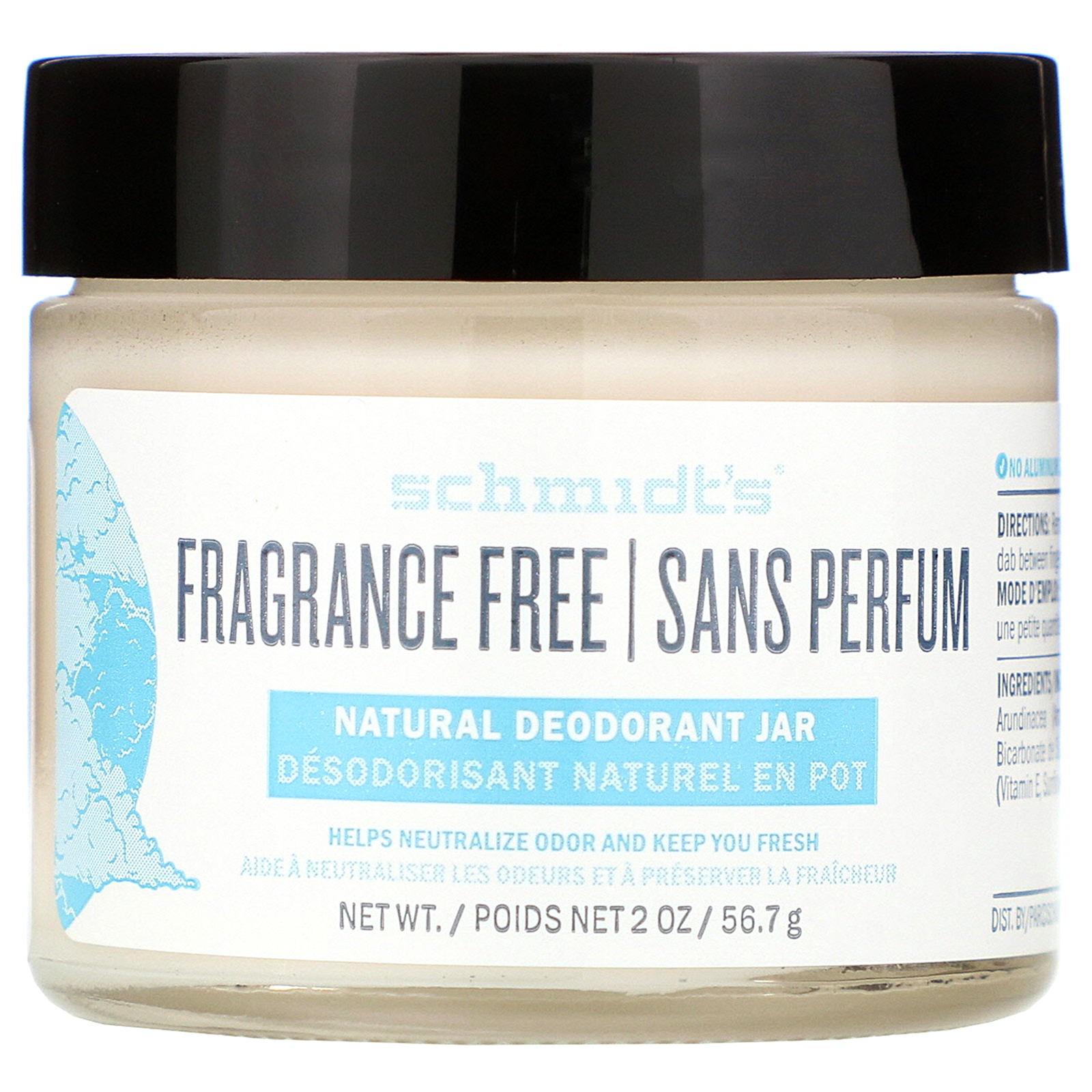 Comprar Schmidt's Naturals, Frasco de Desodorante Natural, Sem Perfume, 56,7 g (2 oz) - Imagem 3