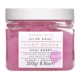 Comprar Sunday Rain, Scrub Away, Body Scrub, Acai Berry, 8.8 oz (250 g)