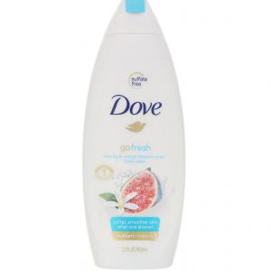 Comprar Dove, Go Fresh, Gel de banho, Figo azul e flor de laranjeira, 650 ml