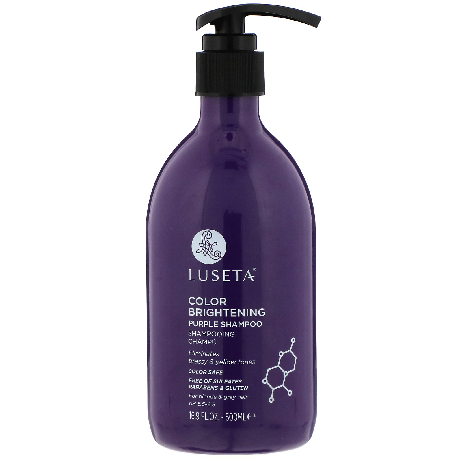 Comprar Luseta Beauty, Color Brightening, Purple Shampoo, 16.9 fl oz (500 ml)