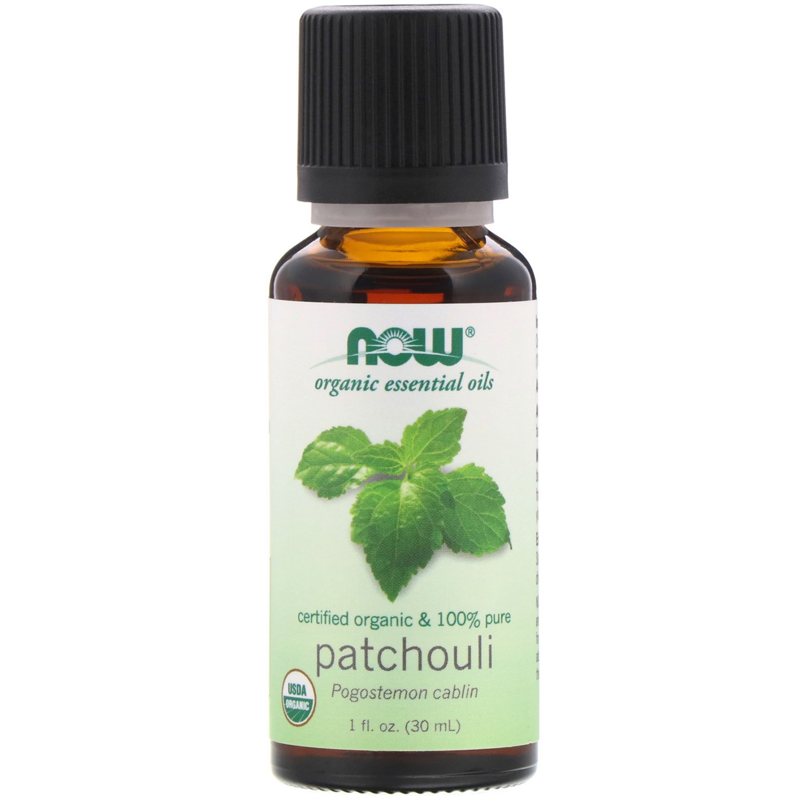Comprar Now Foods, Óleos Essenciais Orgânicos, Patchouli, 30 ml (1 fl oz)