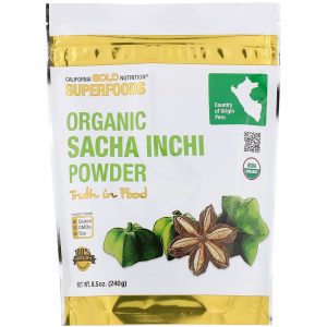 Comprar California Gold Nutrition, Superalimentos, Incha de Sacha Orgânica em Pó, 8,5 oz (240 g)