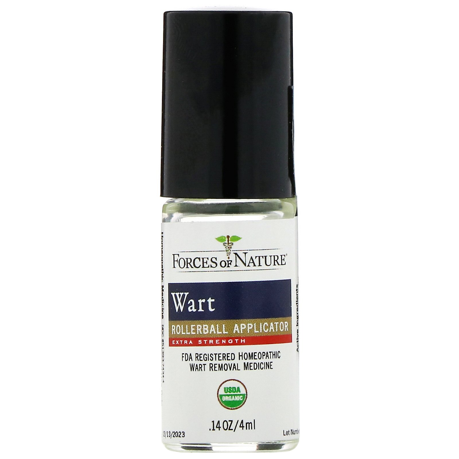 Comprar Forces of Nature, Controle para Verrugas, Força Extra, Roll-on, 0,14 oz (4 ml) - Imagem 3