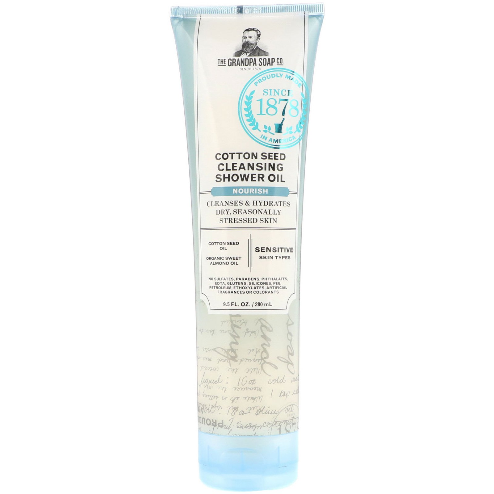 Comprar Grandpa's, Óleo de Limpeza de Semente de Algodão, Nutrição, 9,5 fl oz (280 ml)