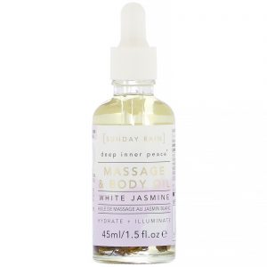 Comprar Sunday Rain, Deep Inner Peace, Massage & Body Oil, White Jasmine, 1.5 fl oz (45 ml)