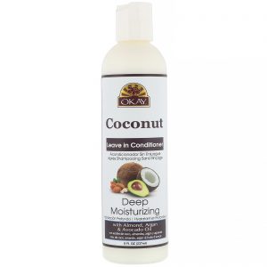 Comprar Okay Pure Naturals, Deep Moisturizing, Leave in Conditioner, Coconut, 8 fl oz (237 ml)