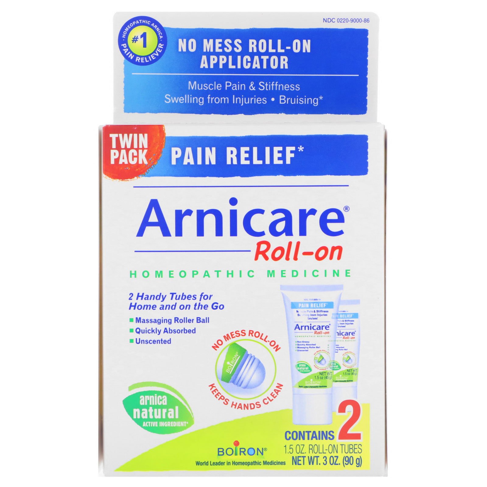 Comprar Boiron, Arnicare Roll-on, 2 Tubes, 1.5 oz Each
