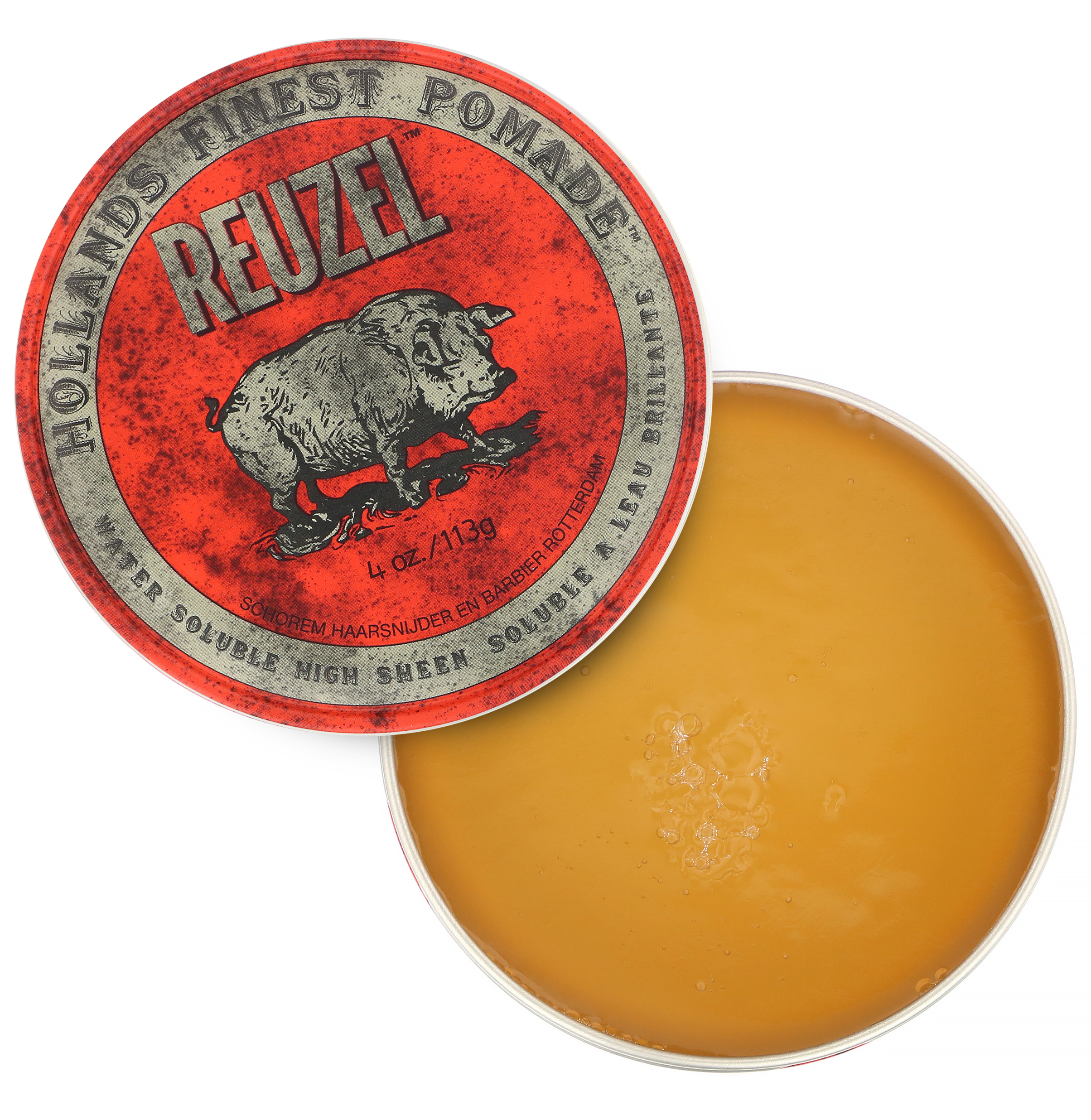 Comprar Reuzel, Red Pomade, Solúvel em Água, Fixação Média, 113 g (4 oz) - Imagem 3