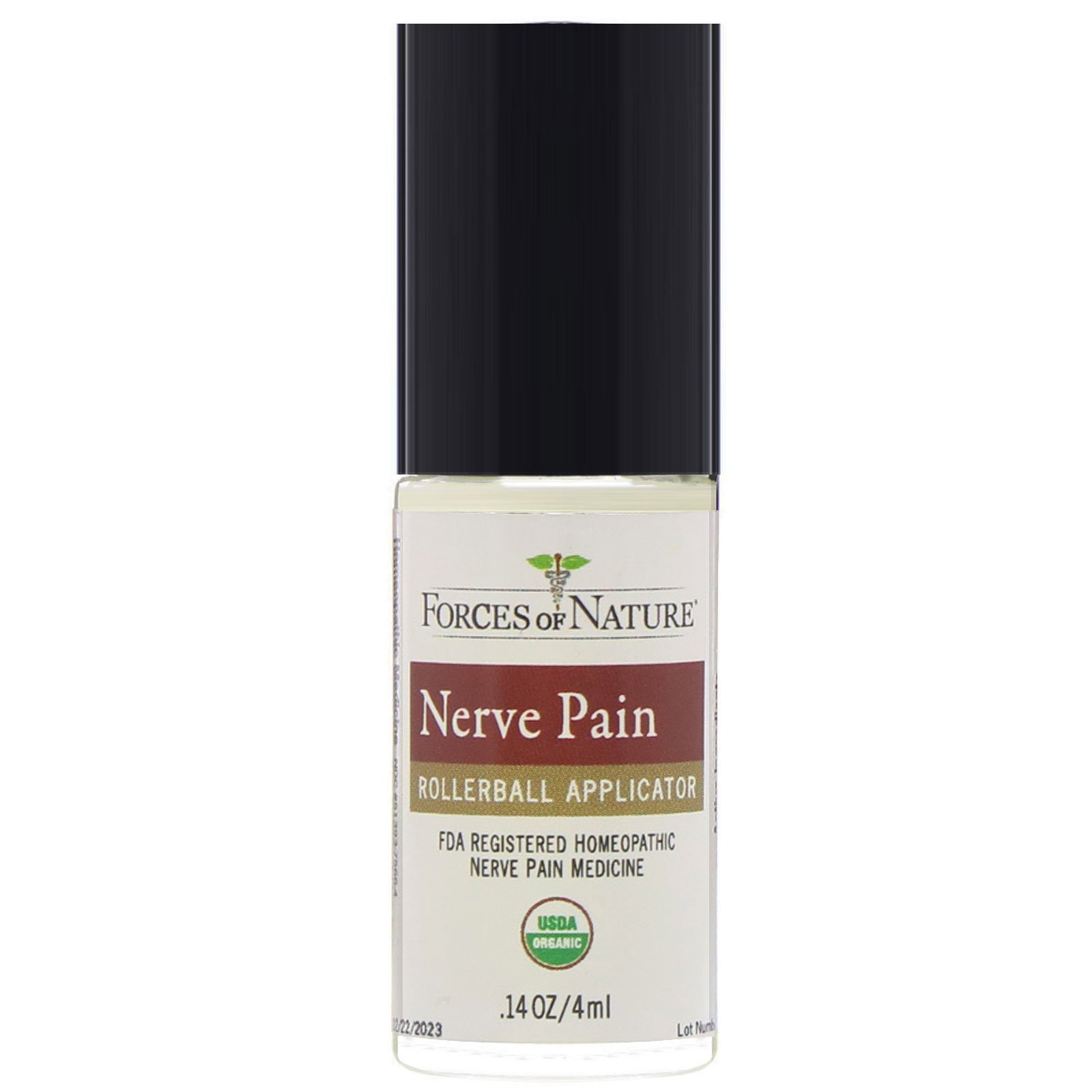 Comprar Forces of Nature, Dor nos Nervos, Roll-on para Controle da Dor, 4 ml (0,14 oz) - Imagem 3