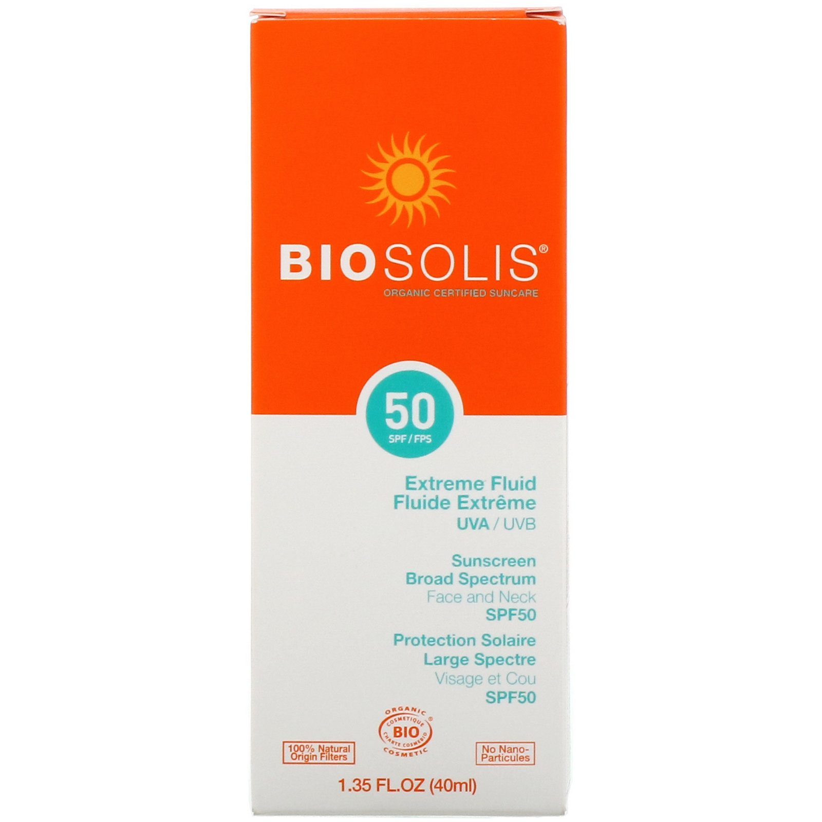 Comprar Biosolis, Extreme Fluid, Protetor Solar, SPF 50, 40 ml (1,35 fl. oz)