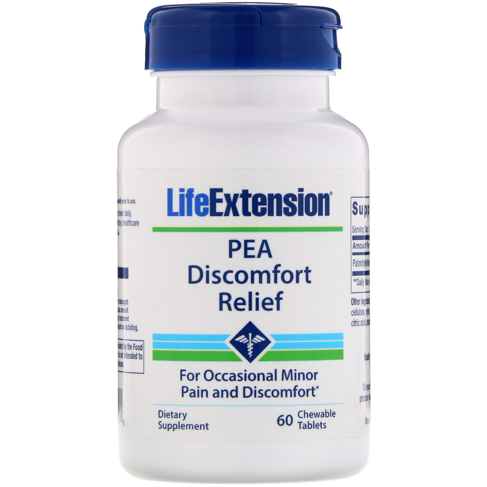 Comprar Life Extension, PEA Discomfort Relief, 60 Comprimidos Mastigáveis