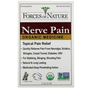 Comprar Forces of Nature, Dor nos Nervos, Medicamento Orgânico, 11 ml (0,37 oz)
