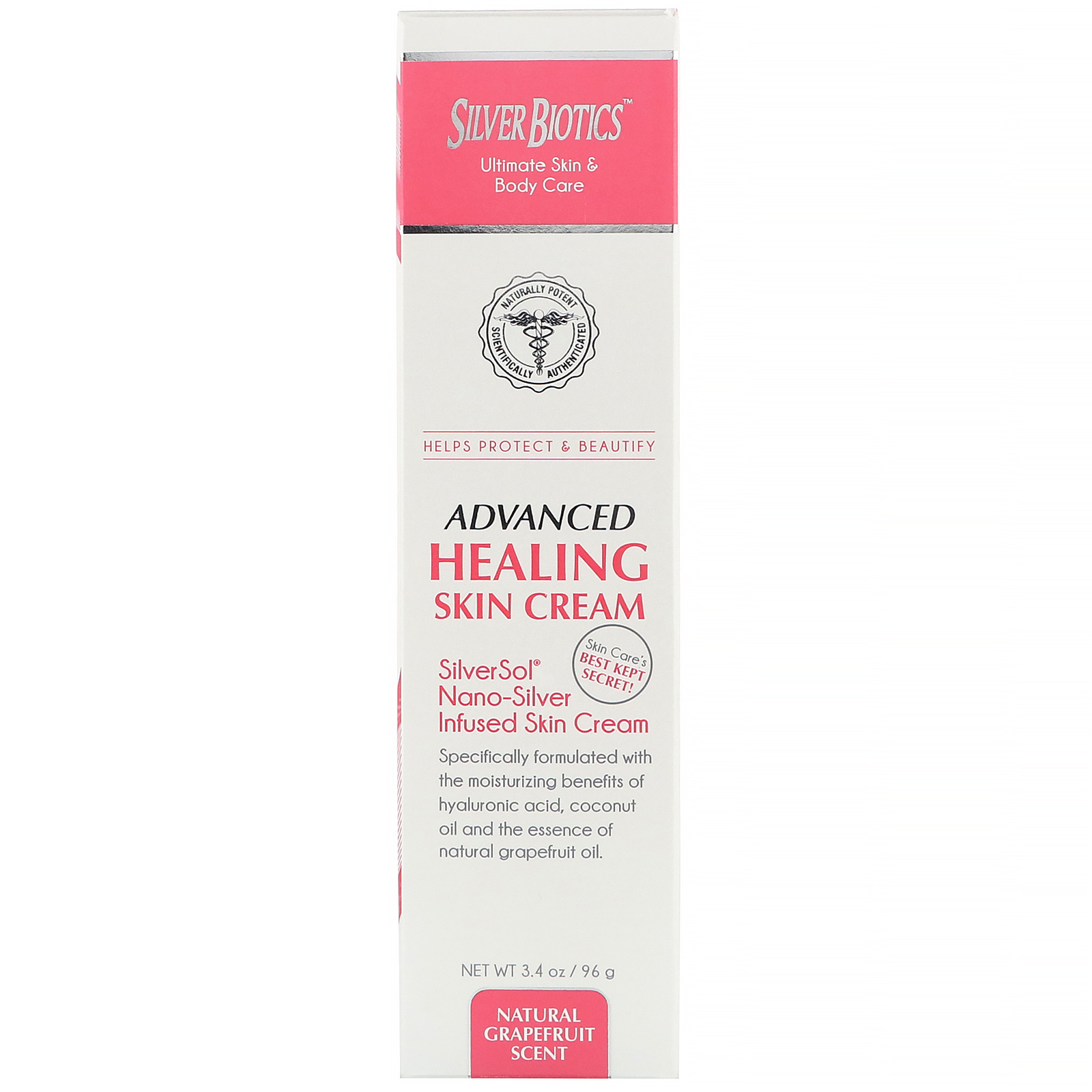 Comprar American Biotech Labs, Advanced Healing Skin Cream, Aroma Natural de Toranja, 96 g (3,4 oz)