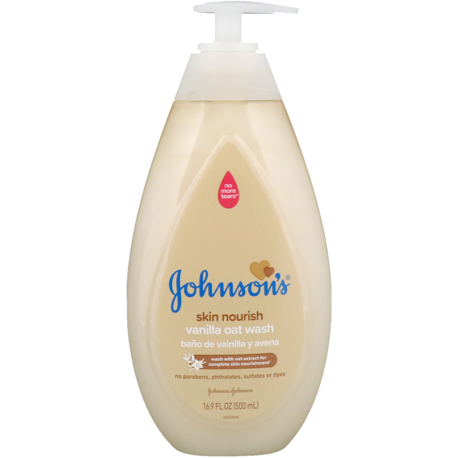 Comprar Johnson & Johnson, Skin Nourish, Vanilla Oat Wash, 16.9 fl oz (500 ml)