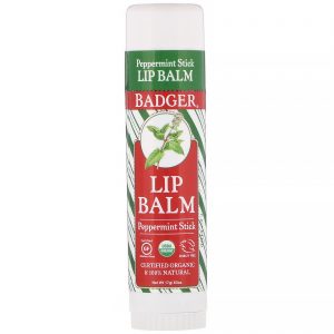 Comprar Badger Company, Hidratante Labial, Sabor Hortelã-pimenta, 17 g (0,60 oz)