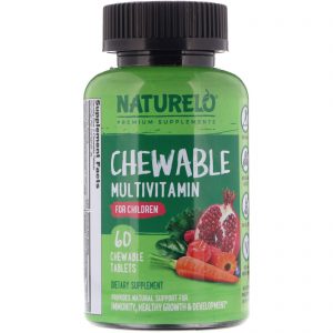 Comprar NATURELO, Chewable Multivitamin for Children, 60 Chewable Tablets