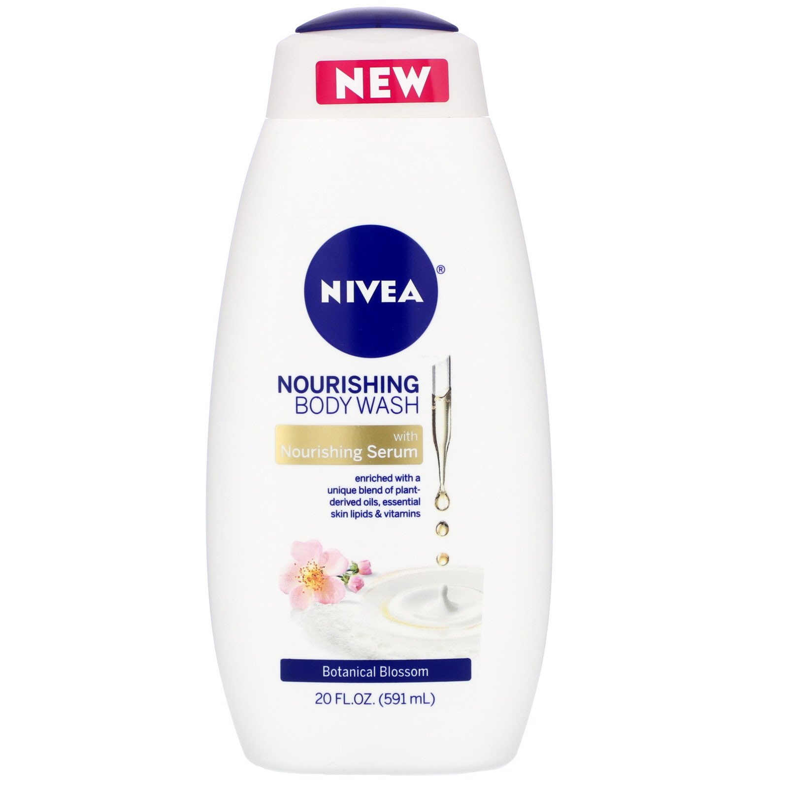 Comprar Nivea, Nourishing Body Wash, Botanical Blossom, 20 fl oz (591 ml)