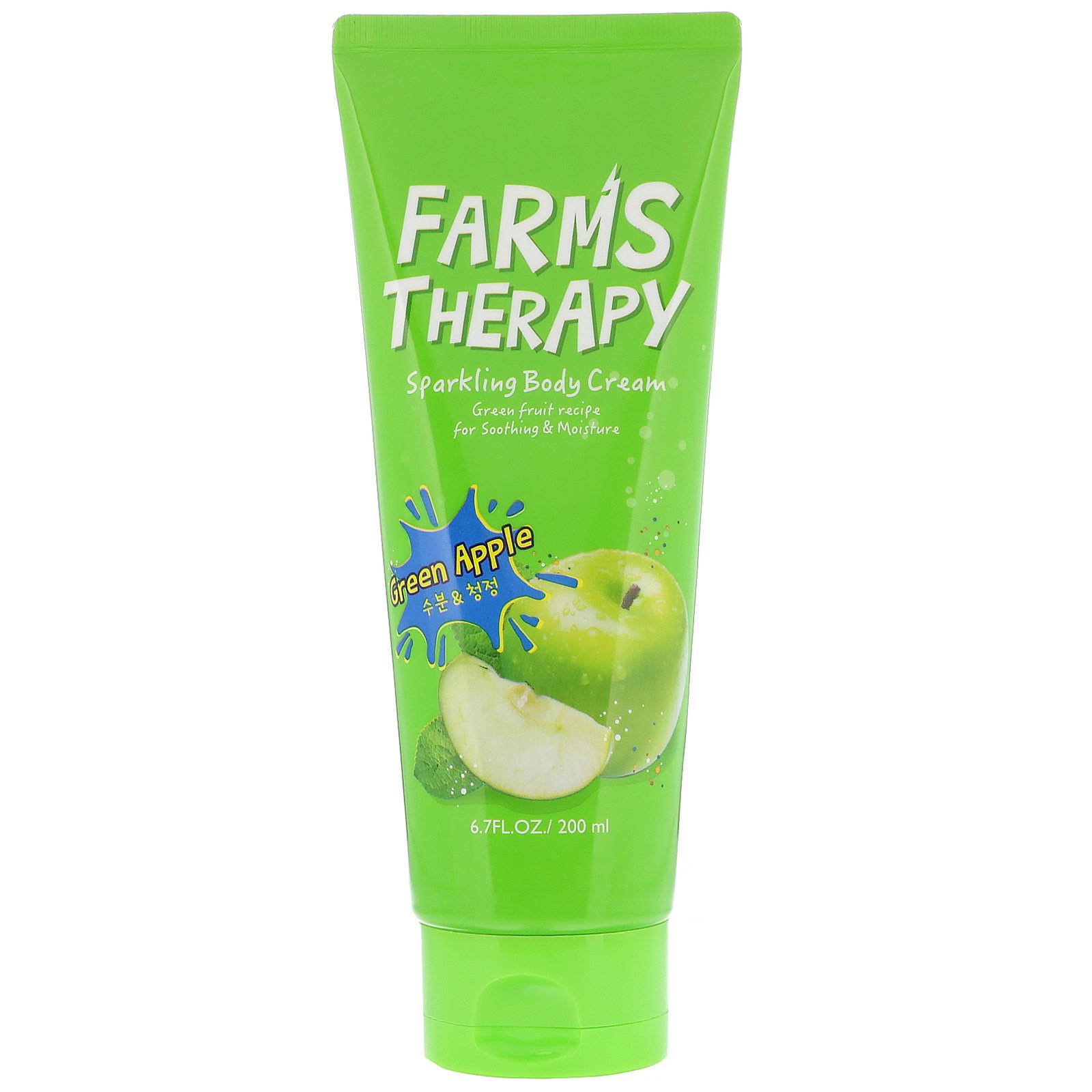Comprar Doori Cosmetics, Farms Therapy, Sparkling Body Cream, Green Apple, 6.7 fl oz (200 ml)