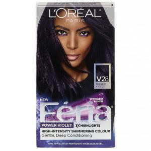 Comprar L'Oreal, Feria, Power Violet, cor brilhante de alta intensidade, Deepest Violet V28, 1 aplicação