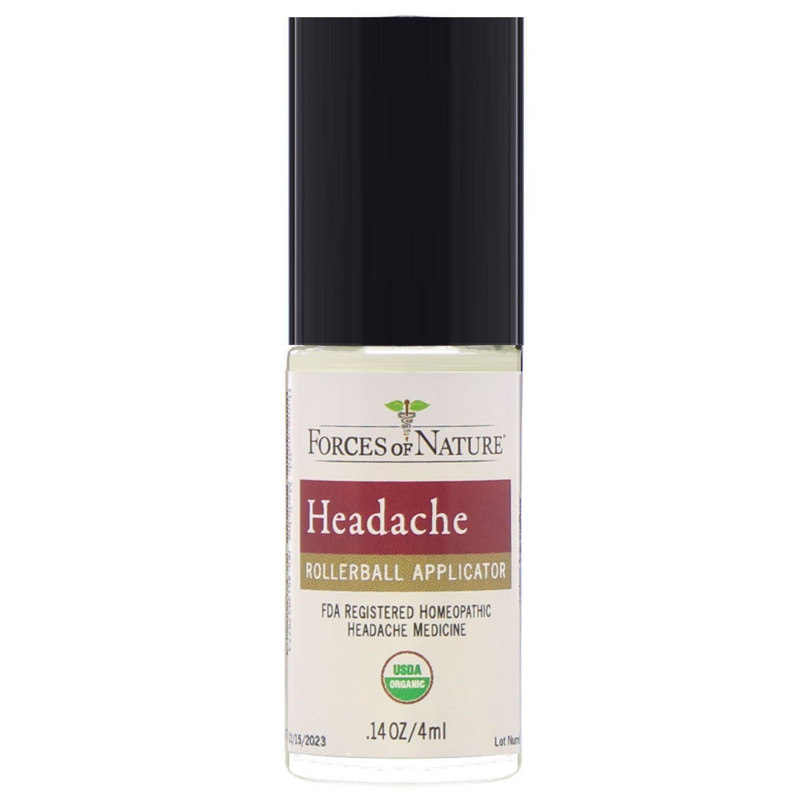 Comprar Forces of Nature, Dor de Cabeça, Roll-on para Controle da Dor, 4 ml (0,14 oz) - Imagem 3
