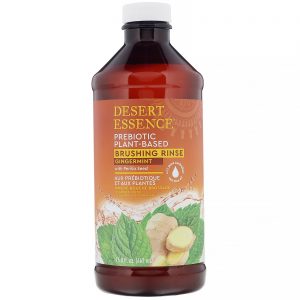 Comprar Desert Essence, Prebiotic, Plant-Based Brushing Rinse, Gingermint, 15.8 fl oz (467 ml)