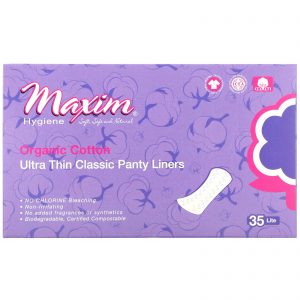 Comprar Maxim Hygiene Products, Organic Cotton Ultra Thin Classic Panty Liners, Lite, 35 Count
