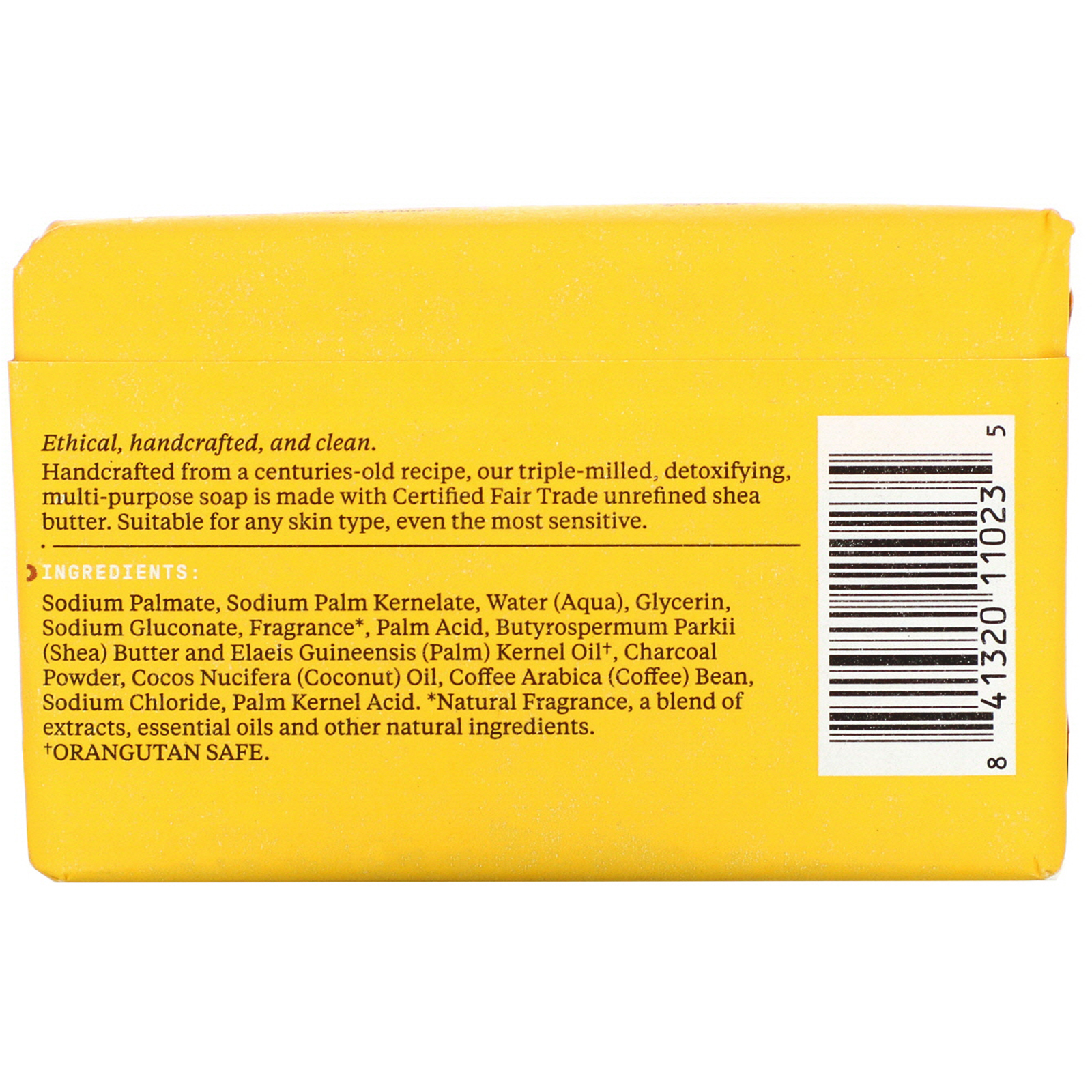 Comprar Alaffia, Authentic African Black Soap, Triple Milled Soap, Cold Brew, 5 oz (140 g) - Imagem 2