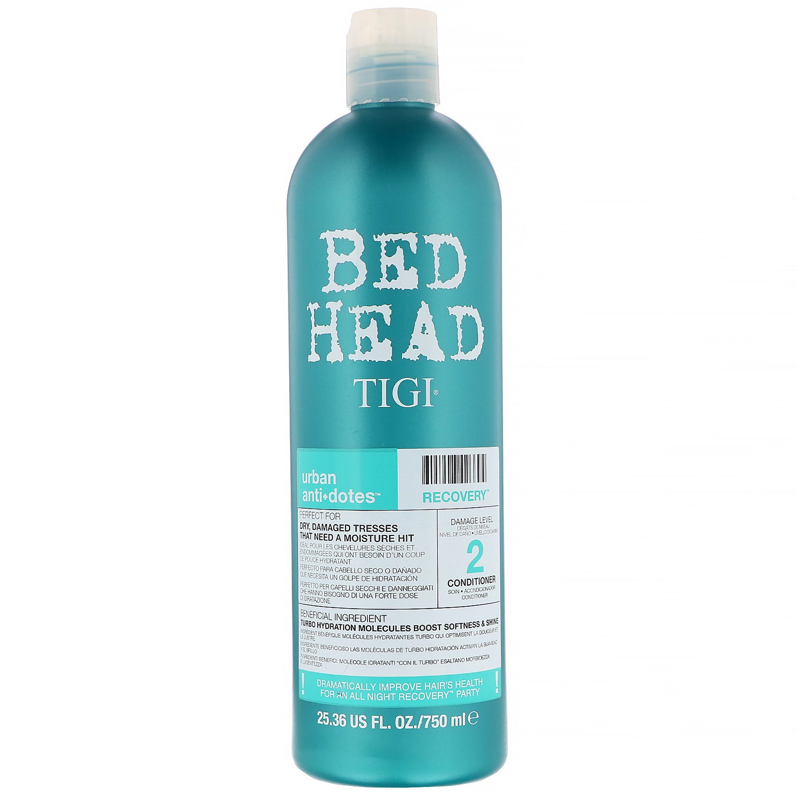 Comprar TIGI, Bed Head, Urban Anti+dotes, Recovery, Condicionador nível de dano 2, 750 ml (25,36 fl oz)