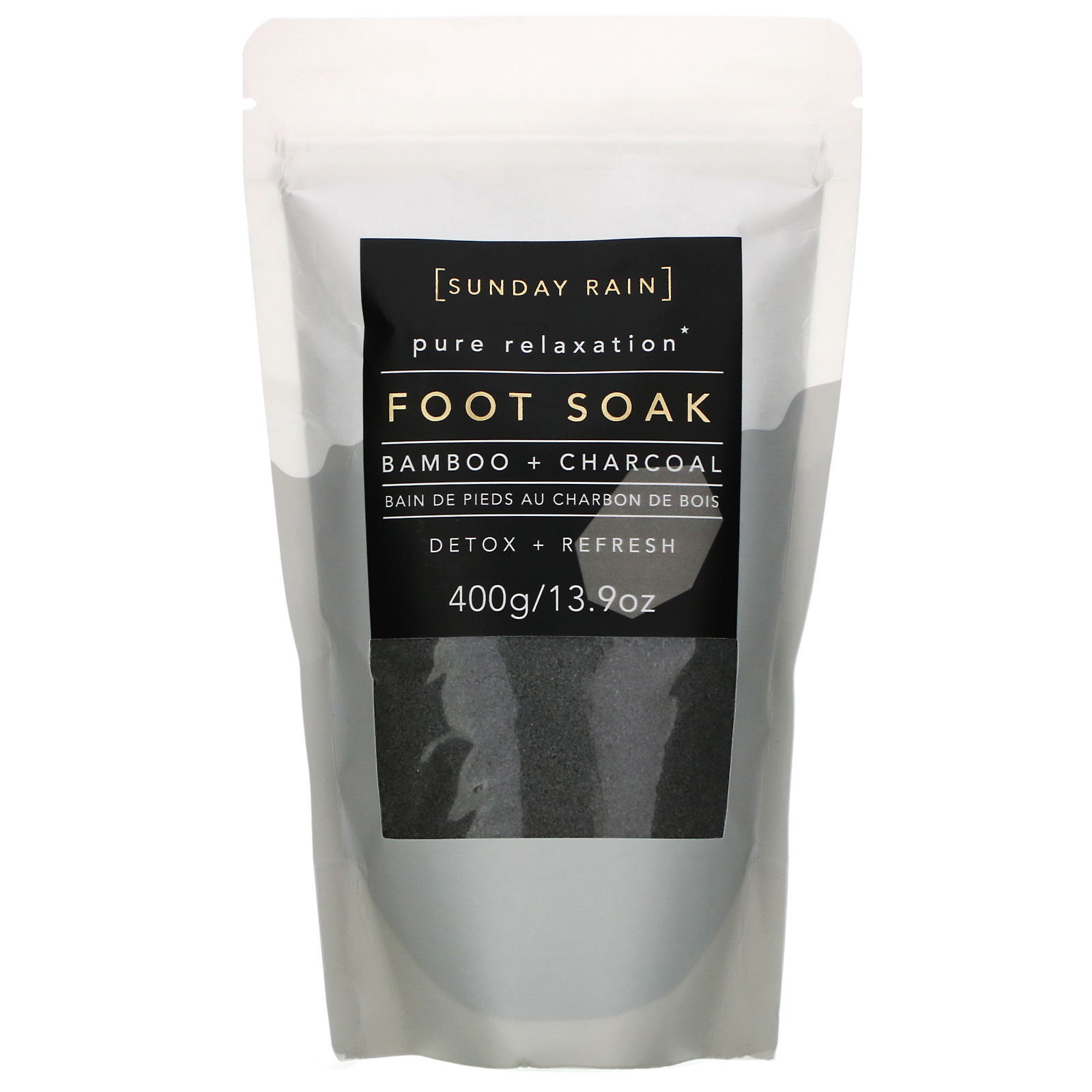 Comprar Sunday Rain, Pure Relaxation, Foot Soak, Bamboo + Charcoal, 13.9 oz (400 g)