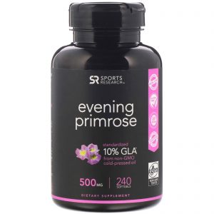 Comprar Sports Research, Evening Primrose, 500 mg, 240 Softgels