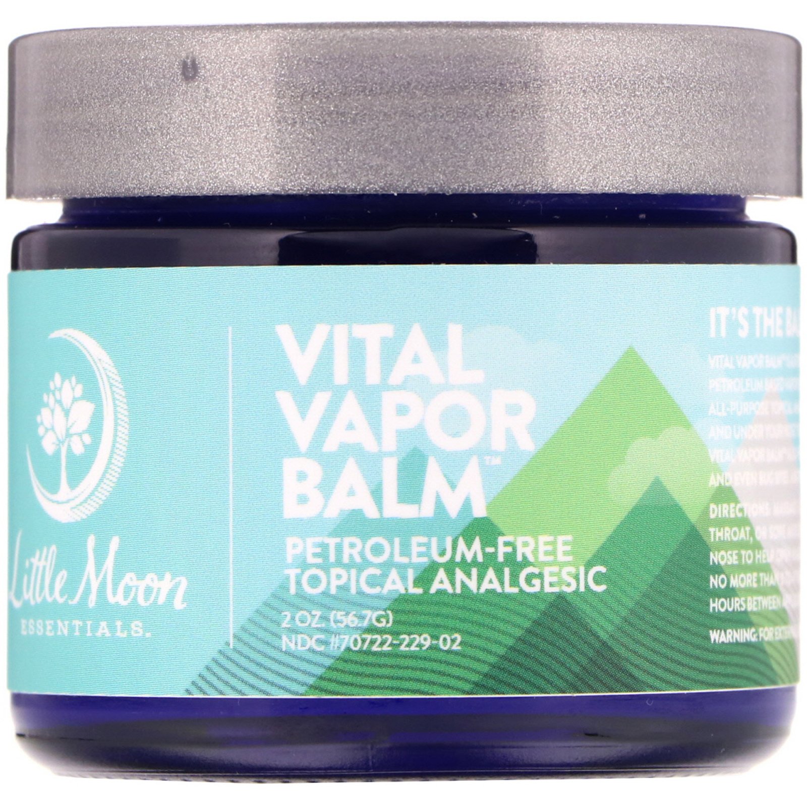 Comprar Little Moon Essentials, Vital Vapor Balm, Petroleum-Free Topical Analgesic, 2 oz (56.7 g)