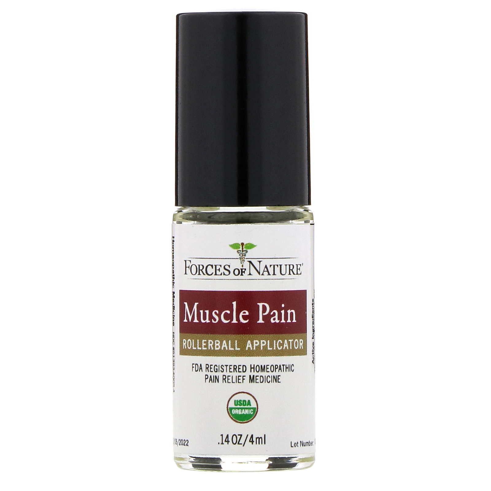 Comprar Forces of Nature, Dor Muscular, Roll-on para Controle da Dor, 4 ml (0,14 oz) - Imagem 3