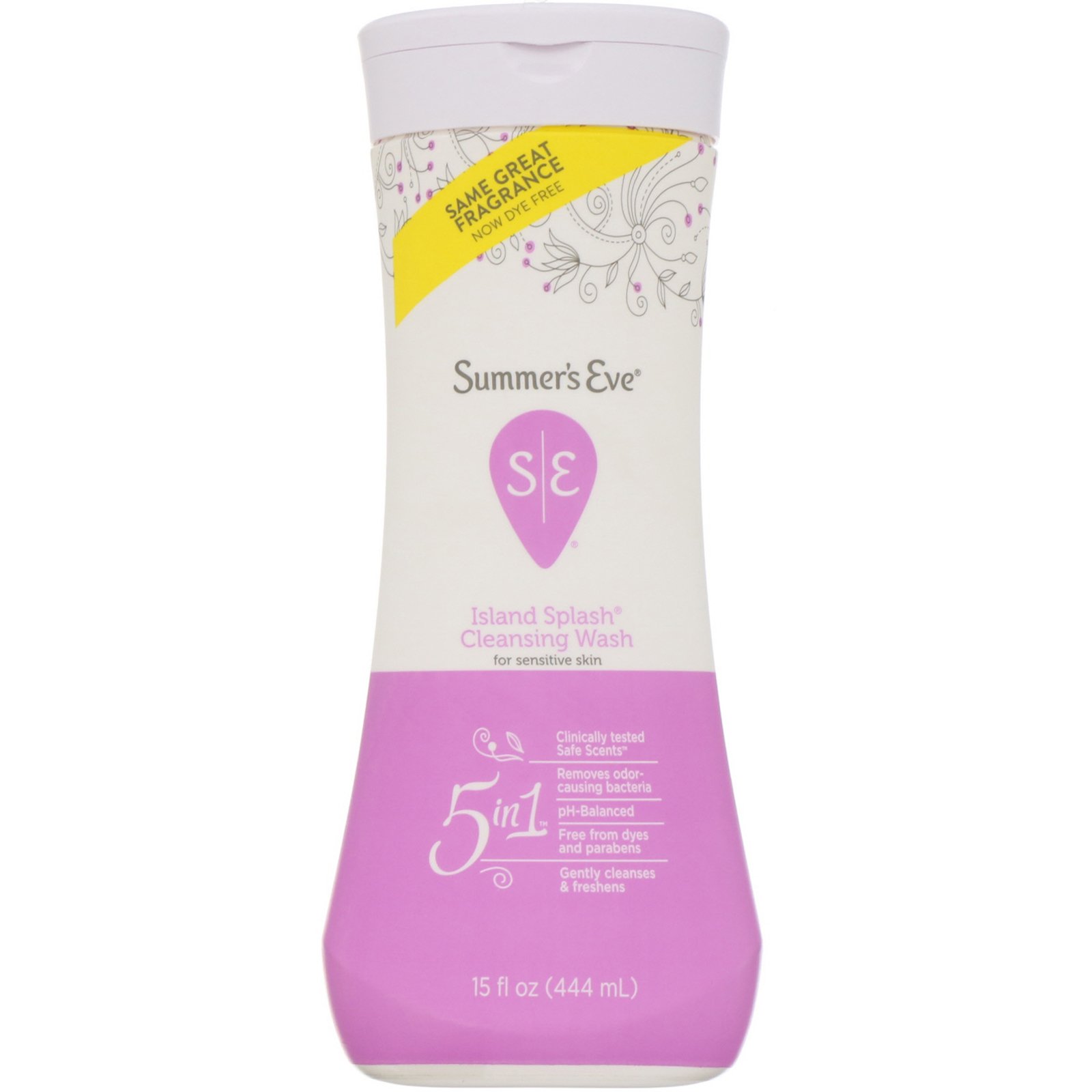 Comprar Summer's Eve, Limpeza íntima 5 em 1, Island Splash, 15 fl oz (444 ml)