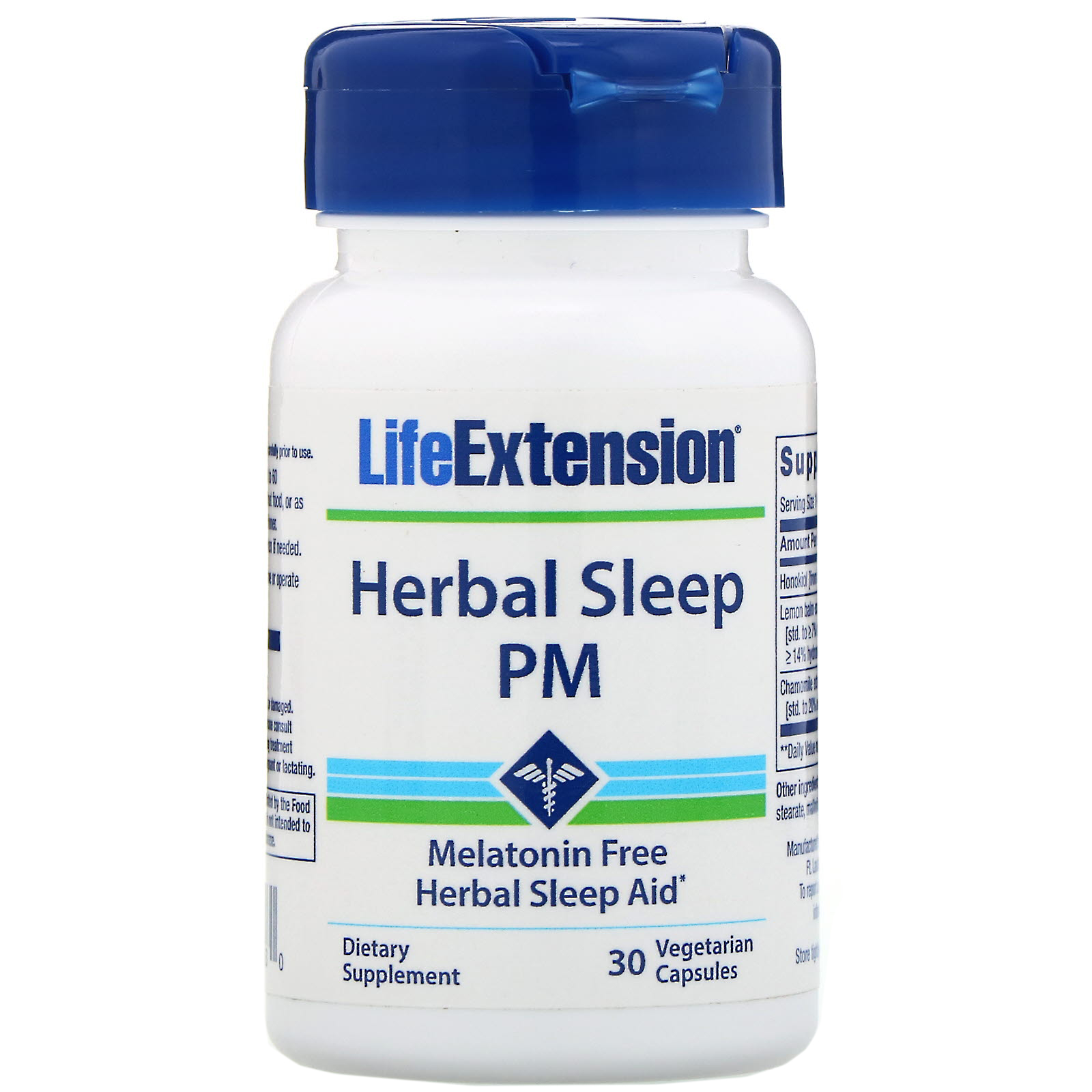 Comprar Life Extension, Herbal Sleep PM, 30 Cápsulas Vegetarianas