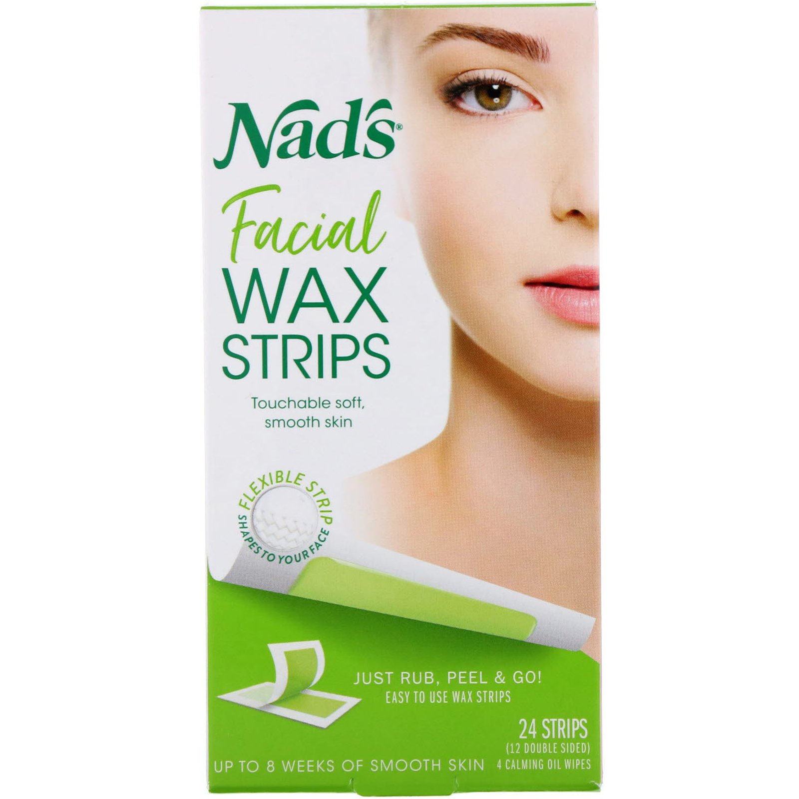 Comprar Nad's, Tiras de Cera Depilatória para o Rosto, 24 Tiras