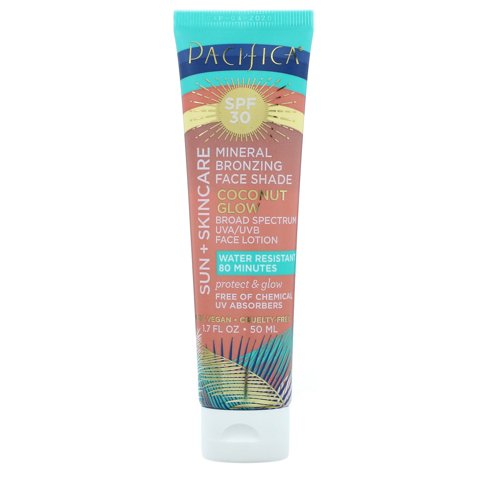 Comprar Pacifica, Sun + Skincare, Mineral Bronzing Face Shade, SPF 30, Coconut Glow, 1.7 fl oz (50 ml)