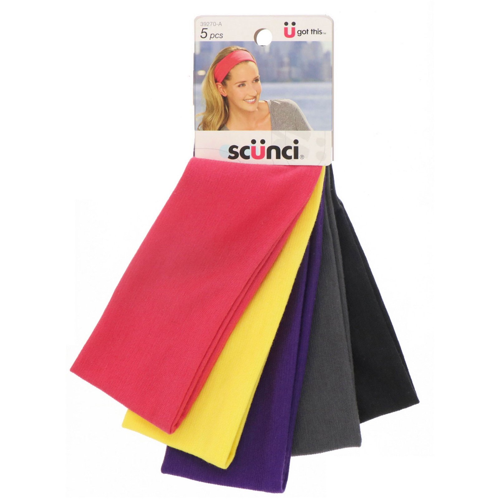 Comprar Scunci, Faixas para o verão, cores variadas, 5 peças