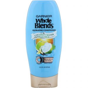 Comprar Garnier, Whole Blends, condicionador hidratante água de coco e leite de baunilha, 370 ml