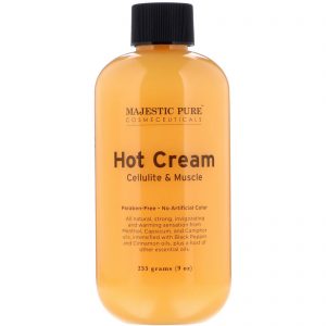 Comprar Majestic Pure, Creme Quente, Celulite e Músculo, 255 g (9 oz)