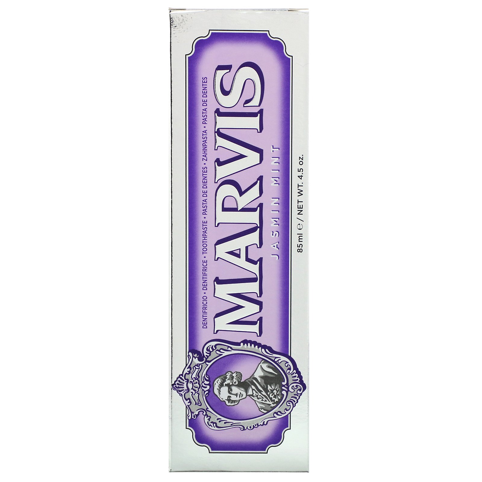 Comprar Marvis, Fluoride Toothpaste, Jasmin Mint, 4.5 oz (85 ml) - Imagem 2