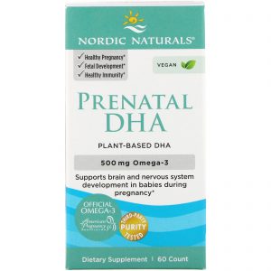 Comprar Nordic Naturals, Prenatal DHA, 500 mg, 60 Soft Gels