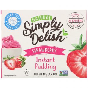 Comprar Natural Simply Delish, Natural Instant Pudding, Strawberry, 1.7 oz (48 g)