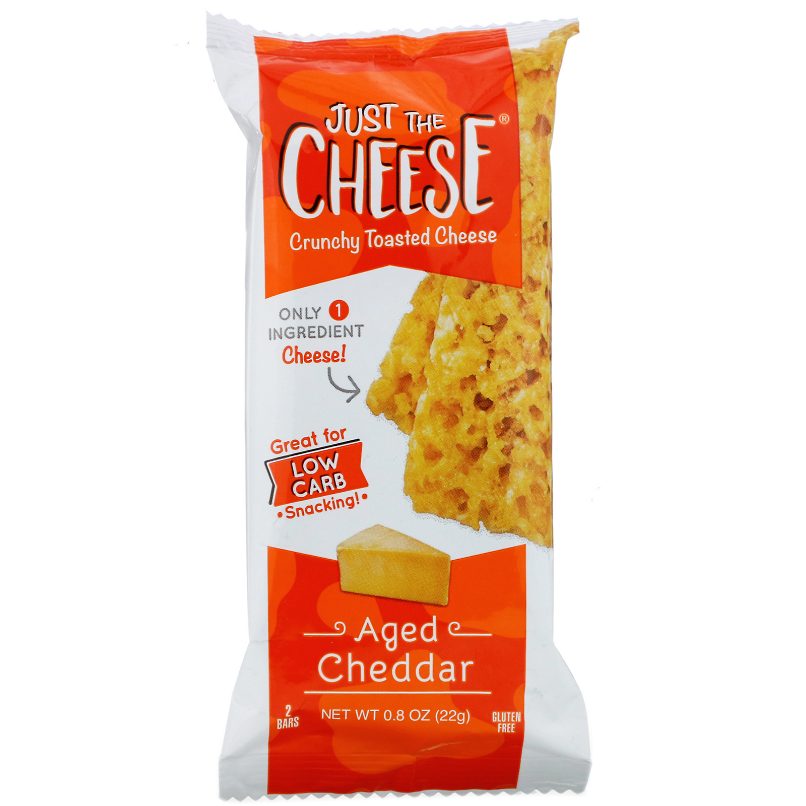 Comprar Just The Cheese, Aged Cheddar Bars, 0.8 oz (22 g)