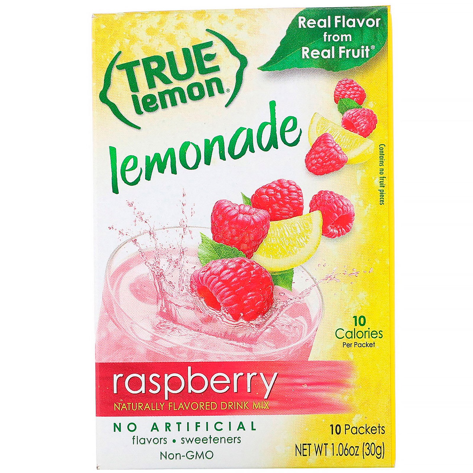 Comprar True Citrus, True Lemon, Limonada de Framboesa, 10 Sachês, 1,06 oz (30 g)