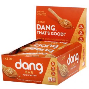 Comprar Dang, Keto Bar, Peanut Butter, 12 Bars, 1.4 oz (40 g) Each