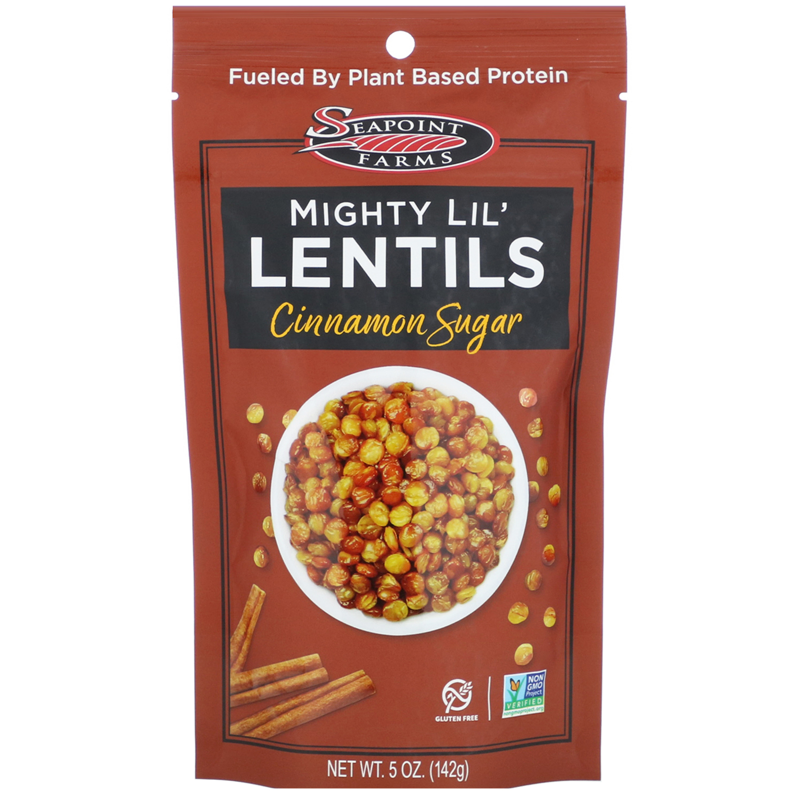 Comprar Seapoint Farms, Mighty Lil' Lentils, Cinnamon Sugar, 5 oz (142 g)