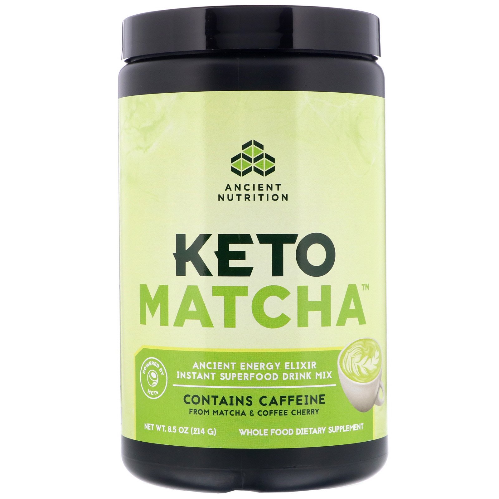 Comprar Dr. Axe / Ancient Nutrition, Keto Matcha, Elixir Tradicional de Energia, 214 g (8,5 oz)