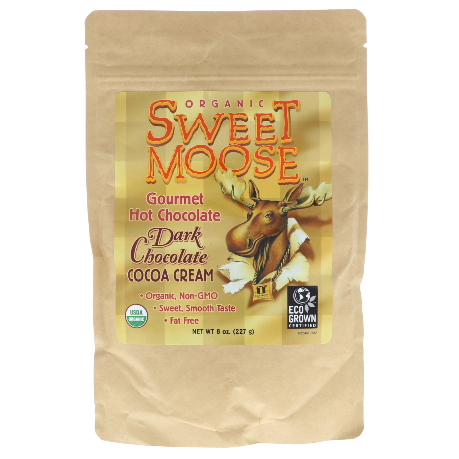 Comprar FunFresh Foods, Sweet Moose, Gourmet Hot Chocolate, Dark Chocolate Cocoa Cream, 8 oz (227 g)