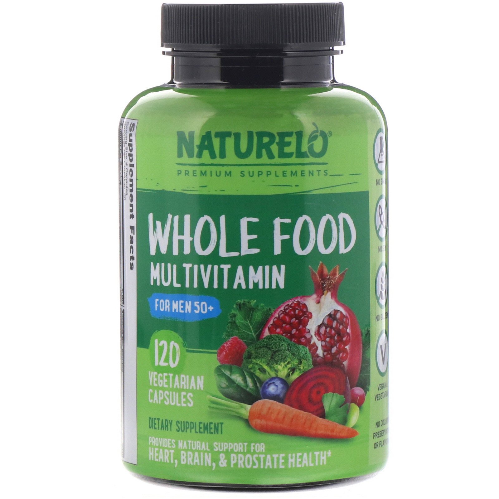 Comprar NATURELO, Multivitamínico Integral para Homens Acima dos 50 Anos, 120 Cápsulas Vegetarianas