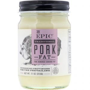 Comprar Epic Bar, Traditional Pork Lard, 11 oz (312 g)